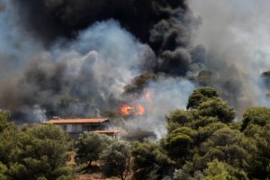 Graikiją siaubia gaisrai: perspėja, kad laukia sunki vasara