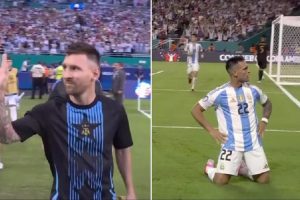 Pietų Amerikos futbolo čempionate užtikrintai dominuoja Argentina