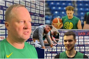 Žaidimą be J. Valančiūno prisijaukinanti Lietuvos rinktinė pradės olimpinę atranką: padarėme viską