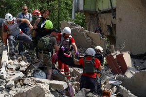 JT Saugumo Taryba rinksis į posėdį dėl rusų smūgio vaikų ligoninei Kyjive
