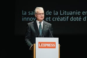 Prezidentas „L’Express“ konferencijoje: Rusijos karas daugumai europiečių tapo perspėjimo signalu 