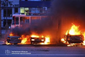 Oro smūgis Zaporižiai: žuvo 13 žmonių, sužeistųjų skaičius išaugo iki 32