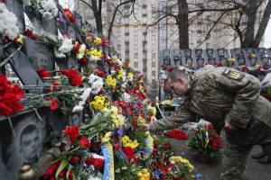 Ukrainiečiai pagerbė Maidano protestų aukas