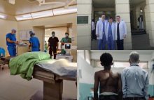Lietuvis gydytojas apie Etiopijoje operuotus vaikus: jie stojasi per sukąstus dantis, bet dėkoja