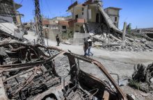 Izraelis bombardavo Gazos Ruožą, baiminamasi, kad gali kilti platesnio masto karas