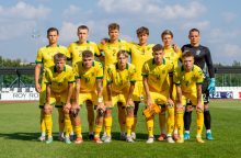 Persvaros neišlaikiusi vaikinų U21 futbolo rinktinė pralaimėjo čekams